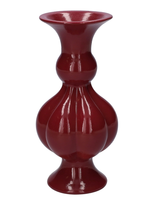 <h4>DF03-666802800 - Vase Celia2 d6.7/8xh16.8 aubergine</h4>