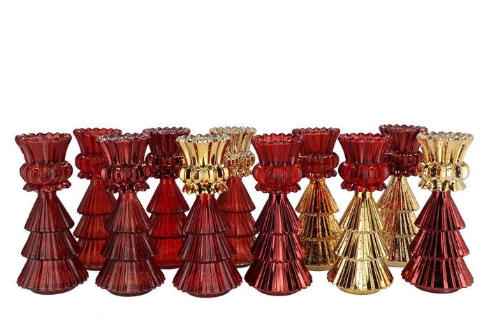 <h4>Jazz Wild Red T-light X-mas Tree Ass 11x28cm</h4>