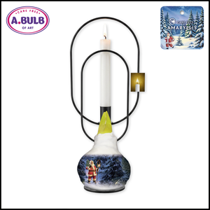 A.BULB of Art - 36cm Christmas Oval Candle Holder