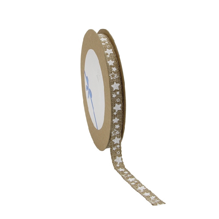 <h4>Kerst Lint ster 10mm 15m</h4>