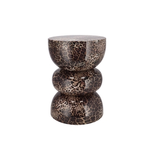 Sephora Wild Leopard Stool / Side Table 32x32x45cm