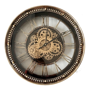 Clock Gear Ø46cm Ant.Gold 8710