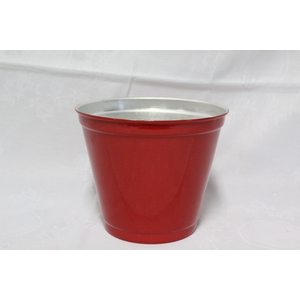 CACHEPOT DE ALUMINIO P11 VERMELHO