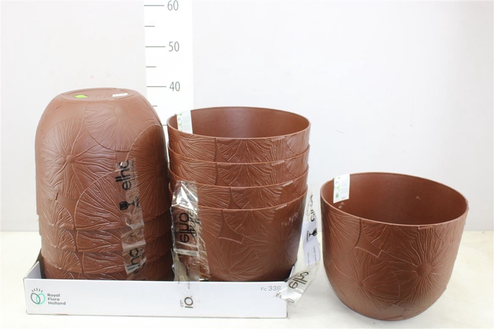 Kunststof Pot Bruin 30cm