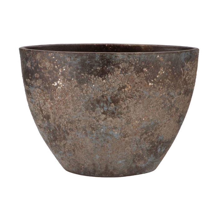 <h4>Bali Indonesian Grey Bowl Ovl 39x19x27cm</h4>