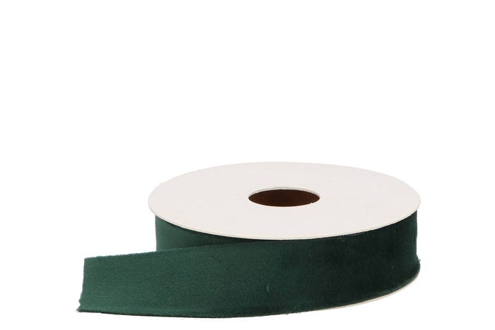 Ribbon Velvet 69 Green 5mx25mm P/1