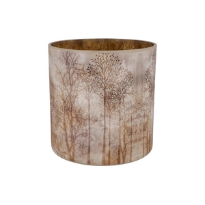 Ruby Brown T-light Forest 25x25cm