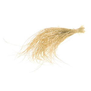DRIED FLOWERS - DESSERT GRASS 60CM BLEACHED WHITE