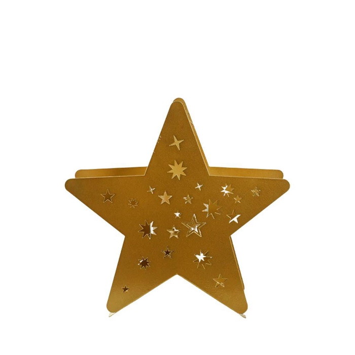 <h4>Christmas Glass frame star met.28*9*28cm</h4>