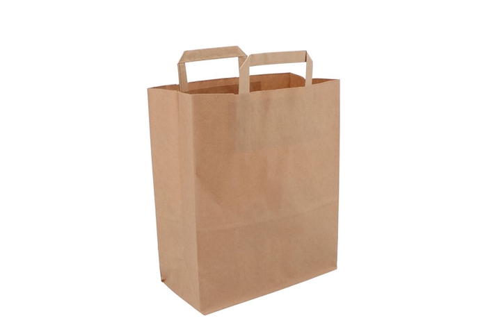 Floristry Carrier Bag P/250 Paper Brown 26x12x31cm