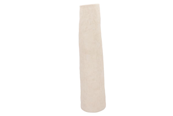 <h4>Porto White Vase Tube 16x16x61cm</h4>