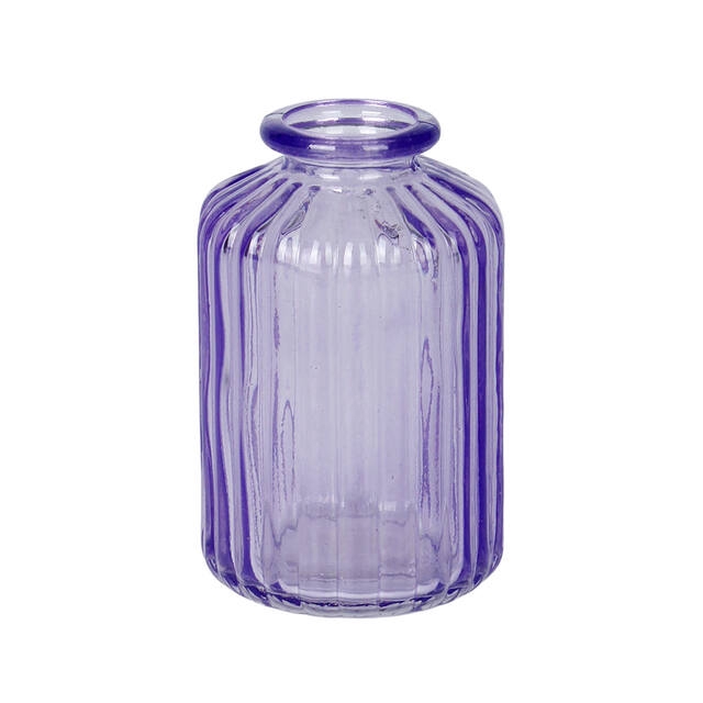 <h4>Vaas Siena glas 6.5xH10cm paars transparant</h4>