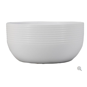 Coupe Donny d26 h14cm blanc mat 3x es/12