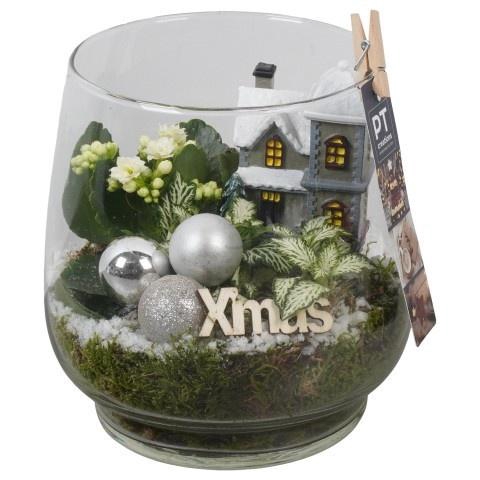 <h4>Opm Pt PTCHW4390 X-mas White Glas Pot</h4>