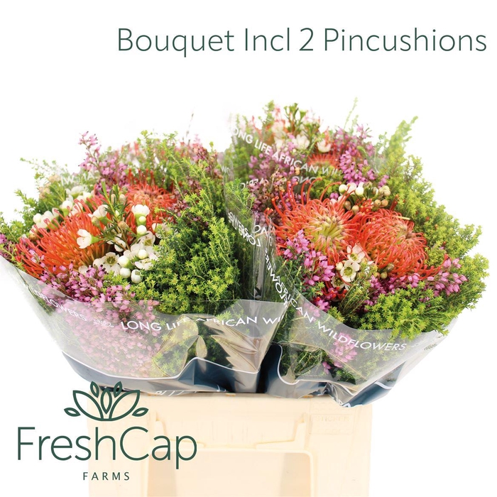 <h4>Bouquet Incl 2 Pincushions</h4>