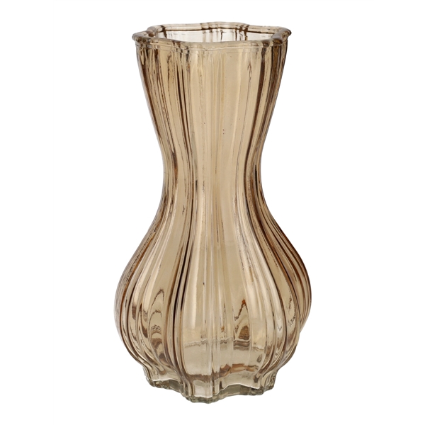 <h4>Vase Miley d10.8\\14.5xh25.5 taupe</h4>