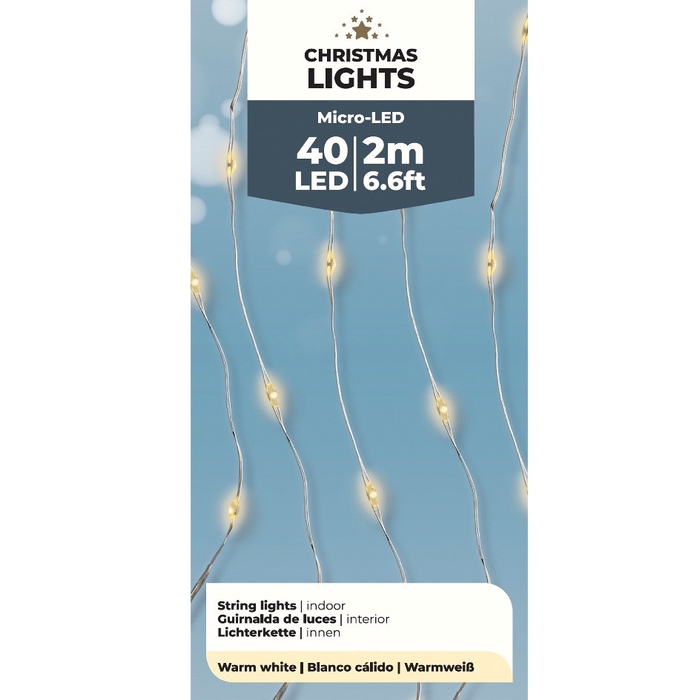 Kerst LED draad 40L 200cm