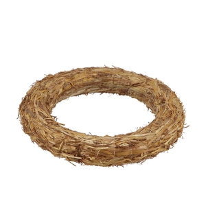 Wreath Straw D30cmxh5cm Per 10 Pc