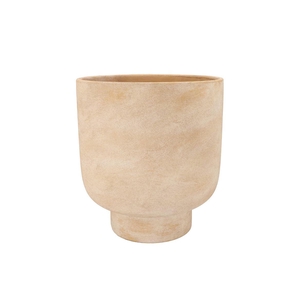 Florence Antique Gold Pot Round 23x23x26cm Nm