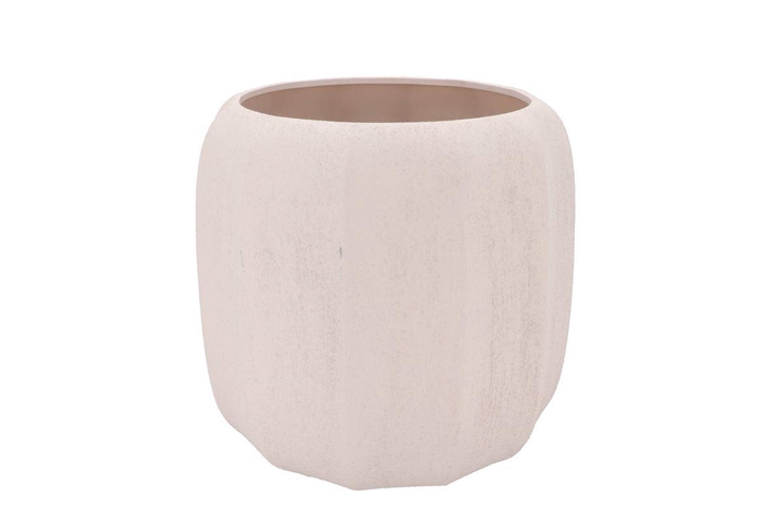 <h4>Sidney Beige Bleached Pot 31x31x26cm</h4>