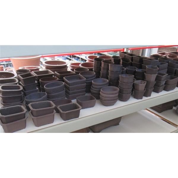 <h4>Bonsai pot unglazed brown, different pots and sizes (7x7 till 10 x 8)</h4>