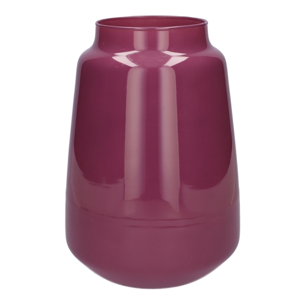 <h4>Vase Rosie d10.4\\17xh24.2 aubergine milky</h4>