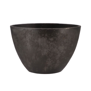 Bali Black Coal Bowl Ovl 34x16x23cm