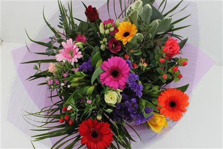 <h4>Boeket Roos Groot Bont</h4>