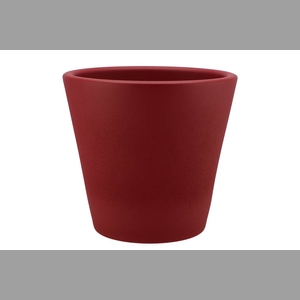 Vinci Red Velvet Container Pot 24x22cm