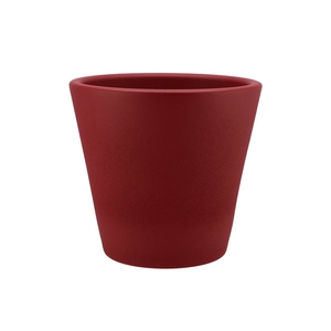 Vinci Red Velvet Container Pot 24x22cm Nm