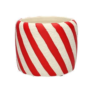 DF03-751500967 - Pot Carol d15.5/19xh16.5 red/white
