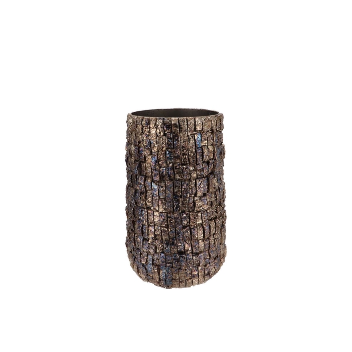 <h4>Nepal Iron Bottle Birch Mosaic 17x17x25m Nm</h4>