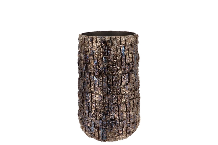 <h4>Nepal Iron Bottle Birch Mosaic 17x17x25m Nm</h4>