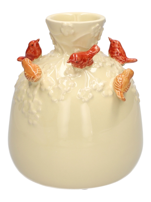 <h4>DF03-666783500 - Bottle Birds d8/19xh22.5 sand</h4>