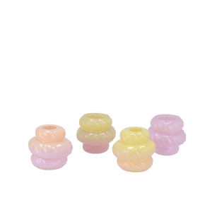 Bicolore Pastel Candle H Twisted Milky Ass 8x7cm