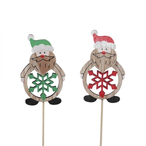 Christmas sticks 20cm Santa 8cm