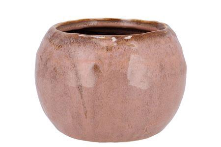 <h4>Iron Stone Old Pink Ball Pot 20x20x16cm Nm</h4>