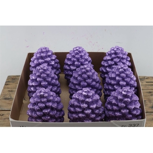 Deco Pinecone Purple Big