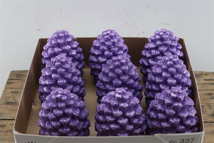 <h4>Deco Pinecone Purple Big</h4>