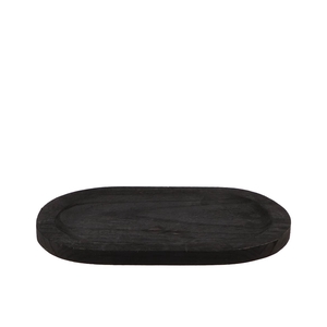 Wood Tray Black 30x20x2cm