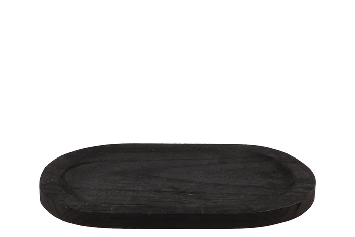 <h4>Wood Tray Black 30x20x2cm</h4>