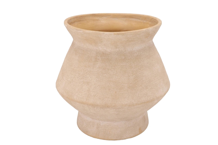 Florence Antique Gold Vase Round 31x31x30cm