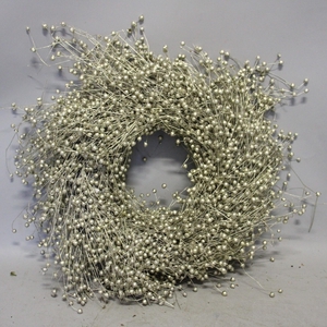 Krans Flax Platin30 cm