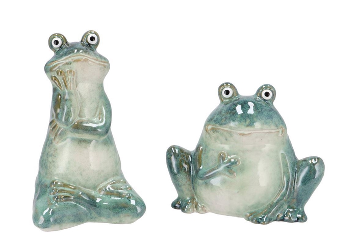 <h4>Zoe Green Frog Ass 11x12x19cm</h4>
