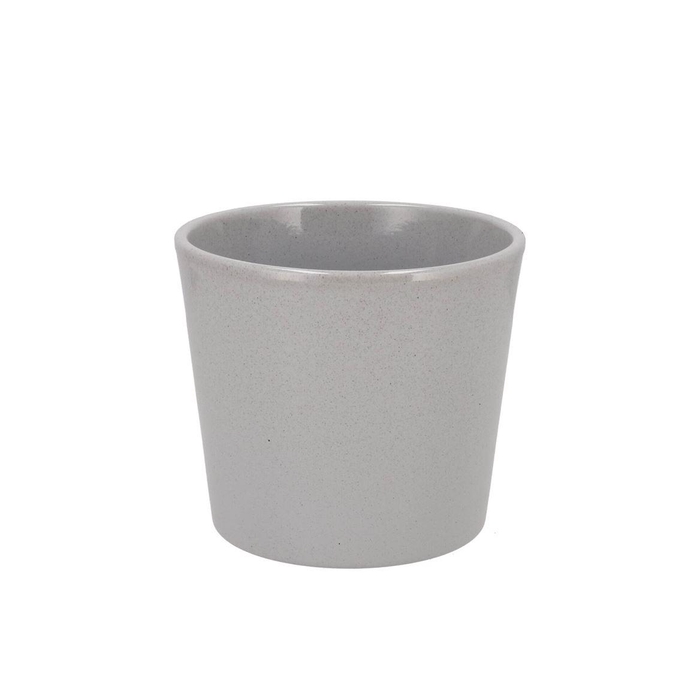 <h4>Ceramic Grey Stone Pot 15x13,5cm</h4>