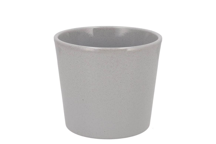<h4>Ceramic Grey Stone Pot 15x13,5cm</h4>