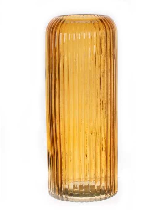 <h4>DF02-664550400 - Vase Nora d7.2/10xh25 orange transparent</h4>