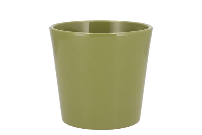 <h4>Ceramic Amazone Green Pot Orchid 14cm Nm</h4>