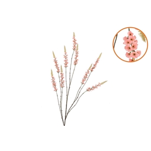 Silk Campanula Orange Single Stem 146cm