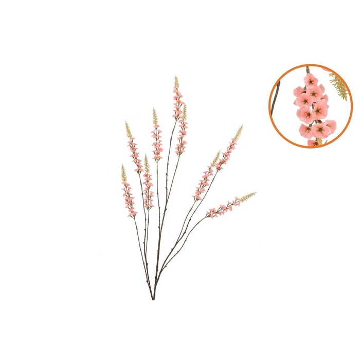 <h4>Silk Campanula Orange Single Stem 146cm Nm</h4>